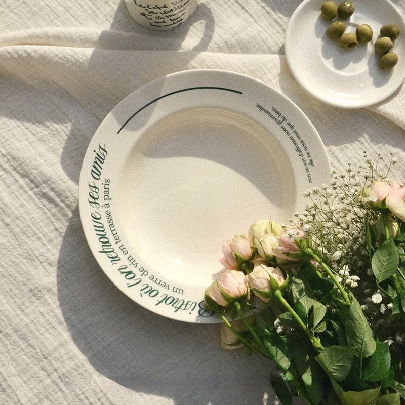 French Dinner Plate