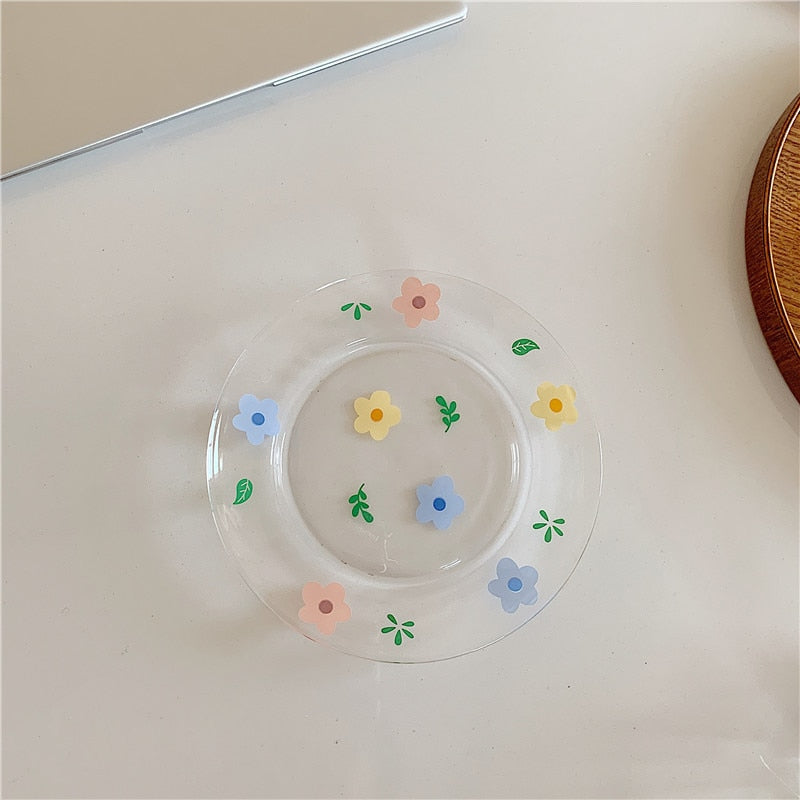Glass Flower Tableware