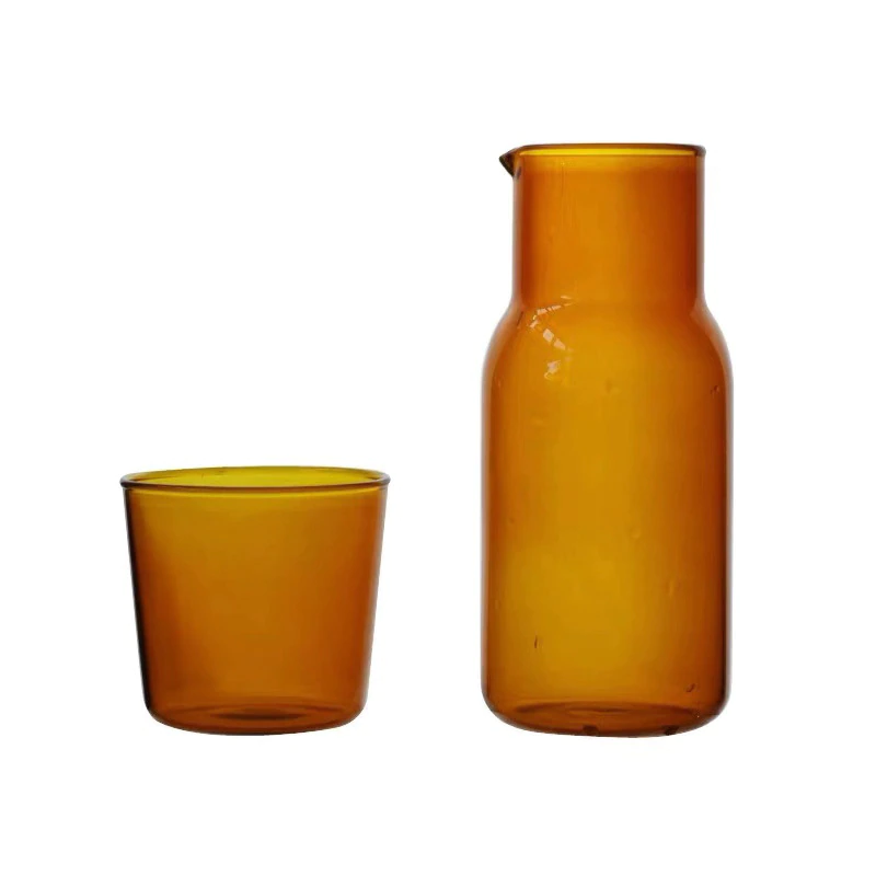 Borosilicate Glass Pitcher and Cup