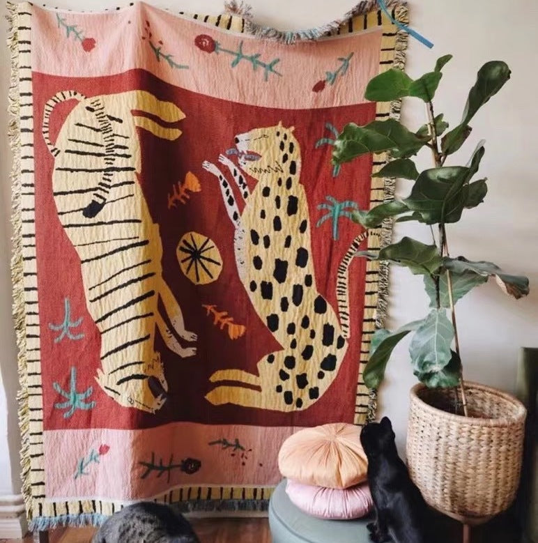 Bohemian Tiger Tapestry