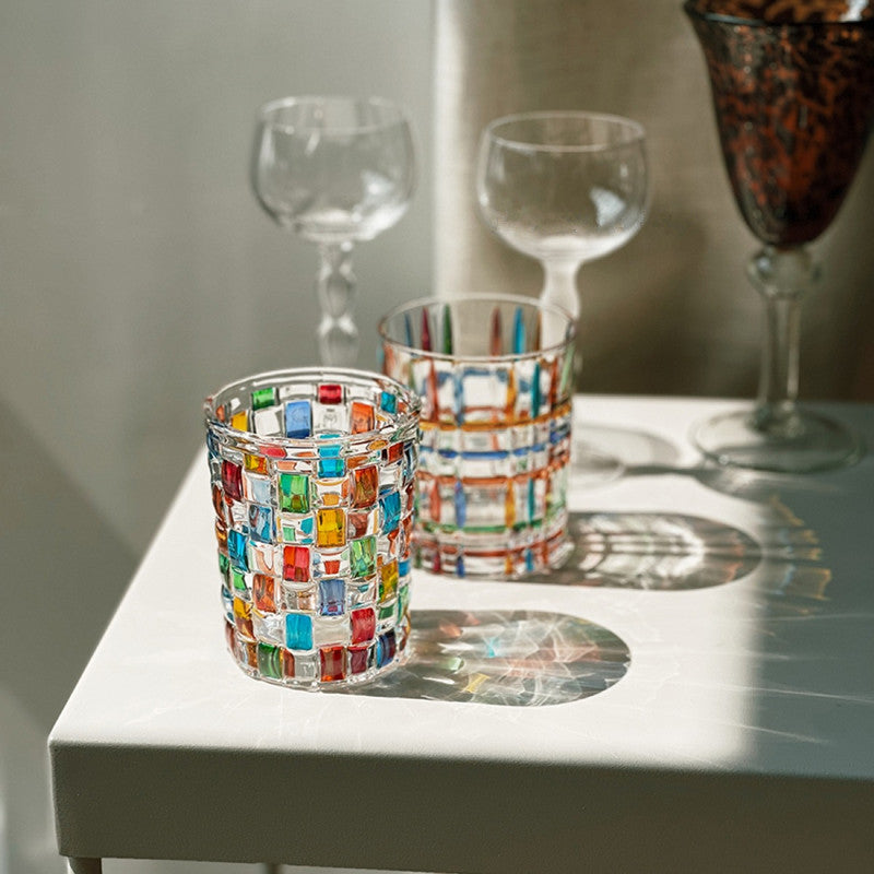 Colorful Whiskey Glasses