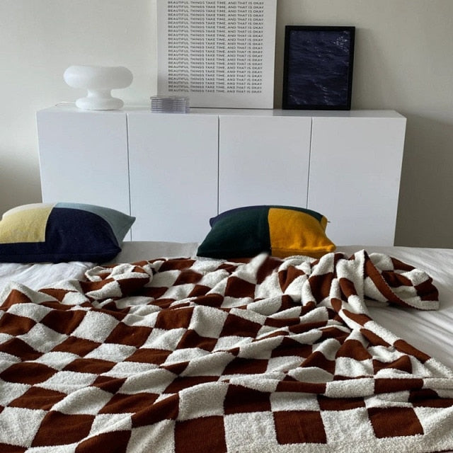 Checkerboard blanket