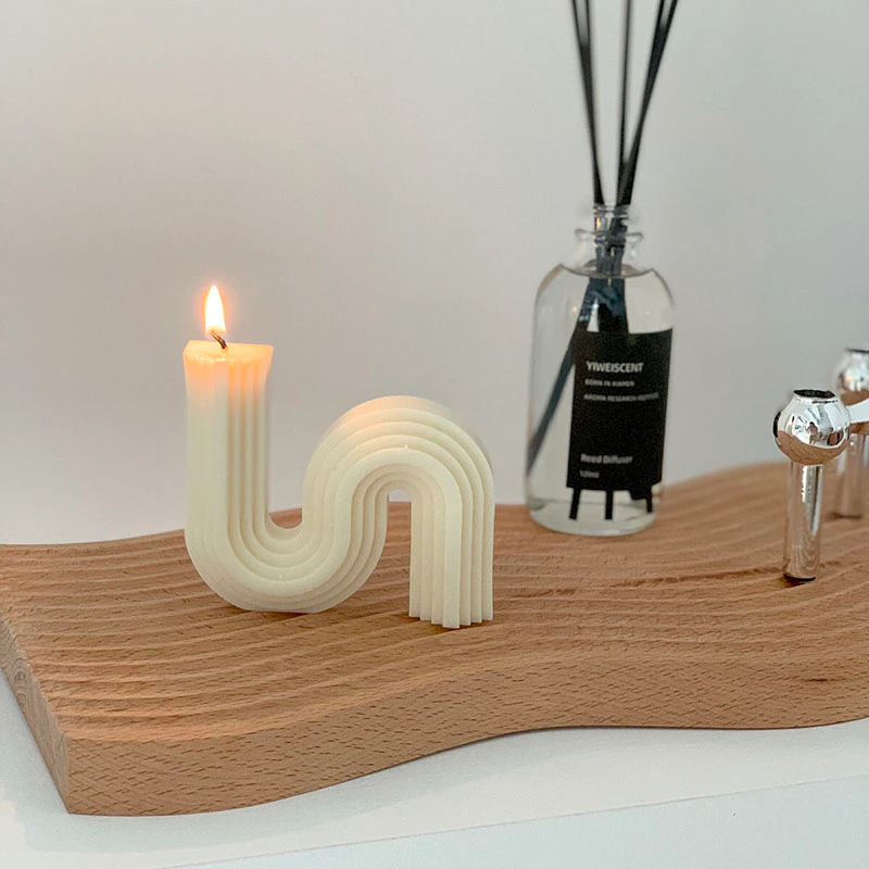 S-Shaped Candle