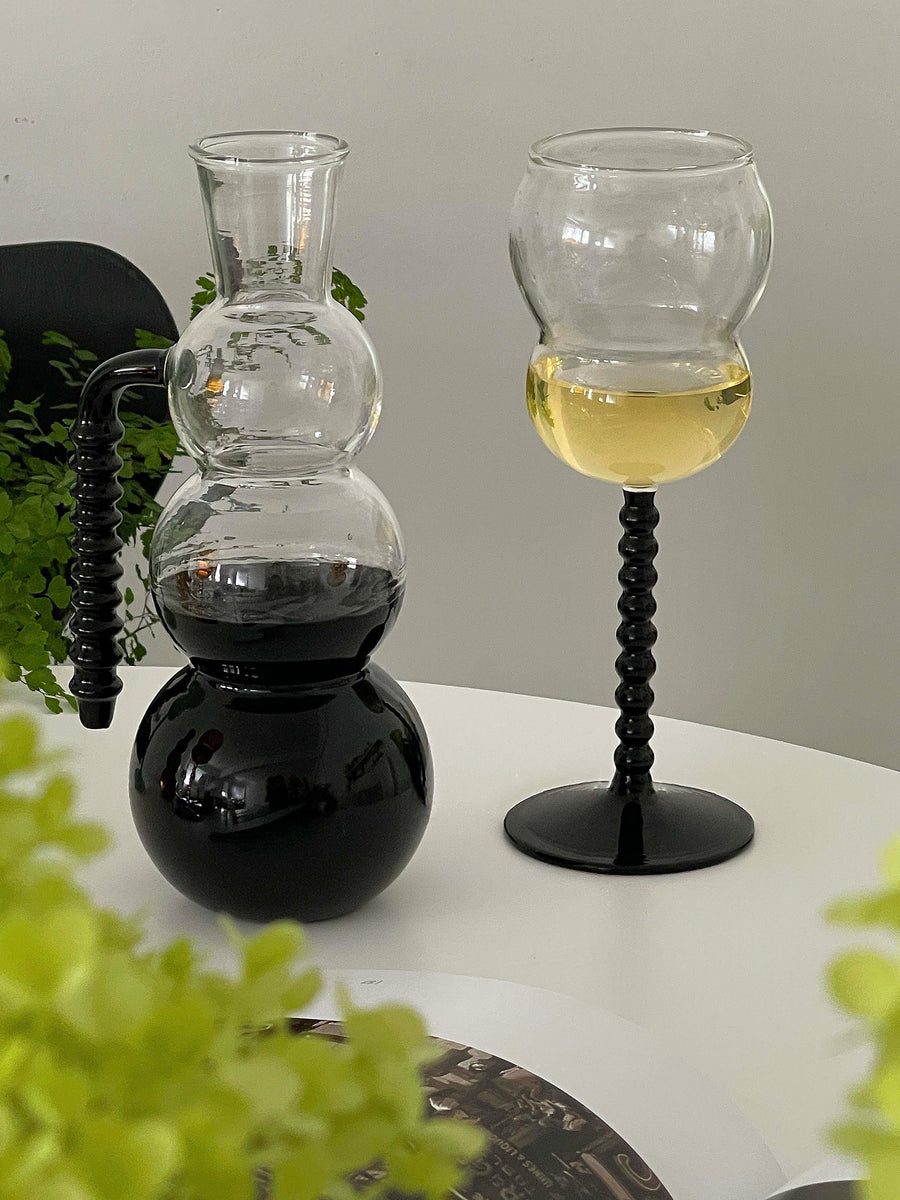 Spiral Decanter / Spiral Wine Glass