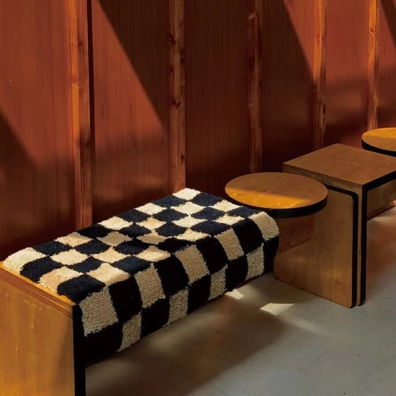 Retro Checkerboard Doormat