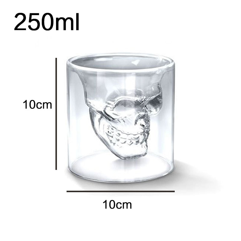 Double-layered Skull Glass