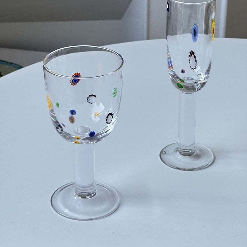 Speckled French Glass