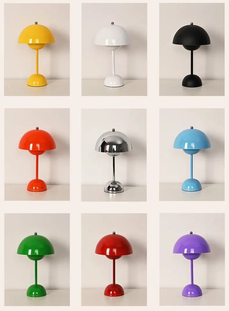 plant pot lamp Flower Pot Lamp Pink