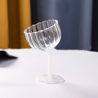 Handcrafted Crooked Stem Wine Glass