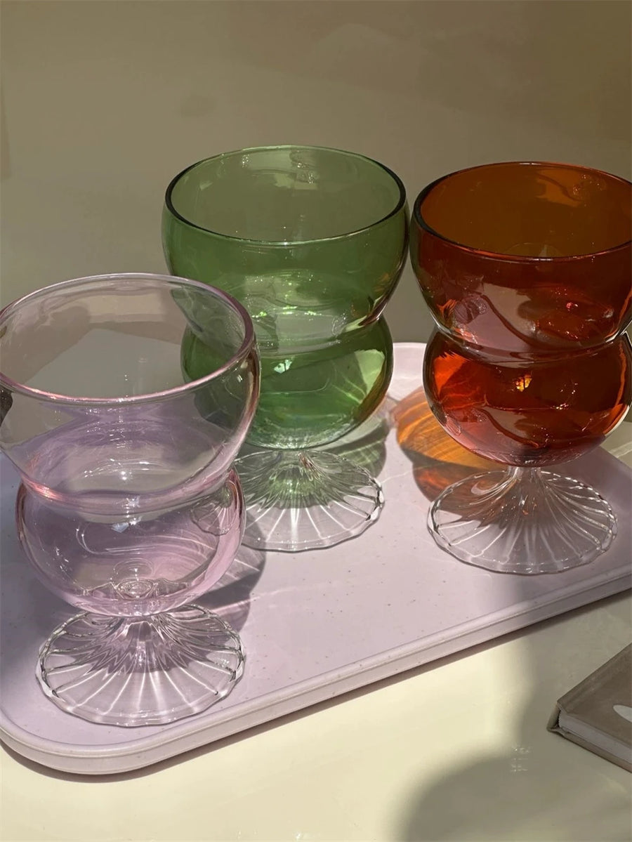 Cute Colored Juice Glass