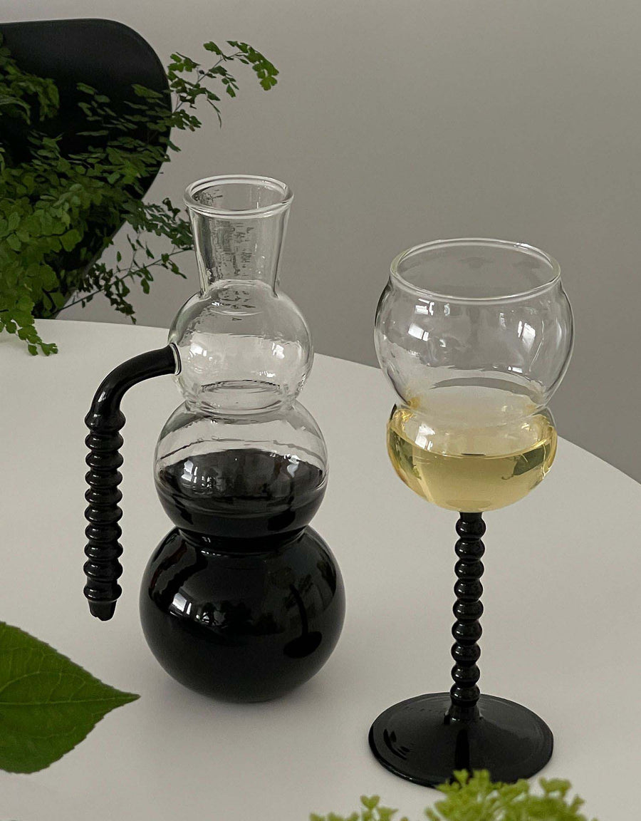 Spiral Decanter / Spiral Wine Glass