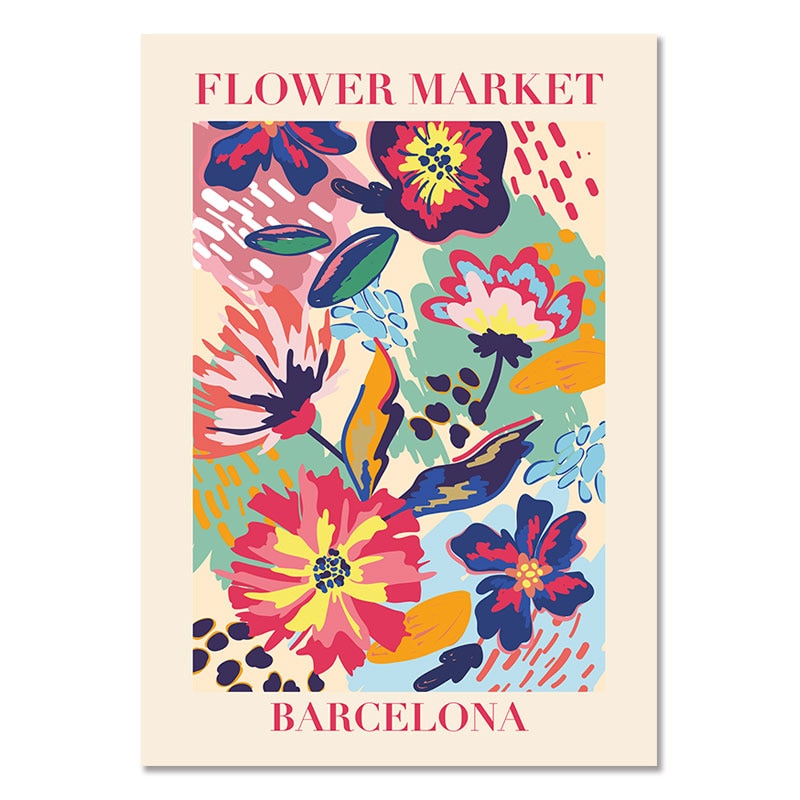 Flower Market Posters