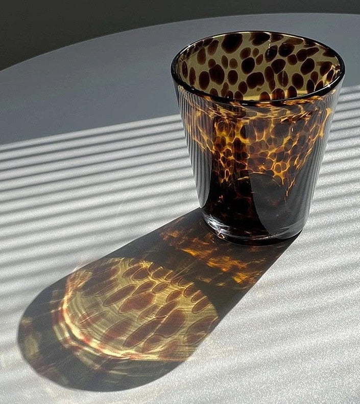 Retro Tortoiseshell Handmade Glass