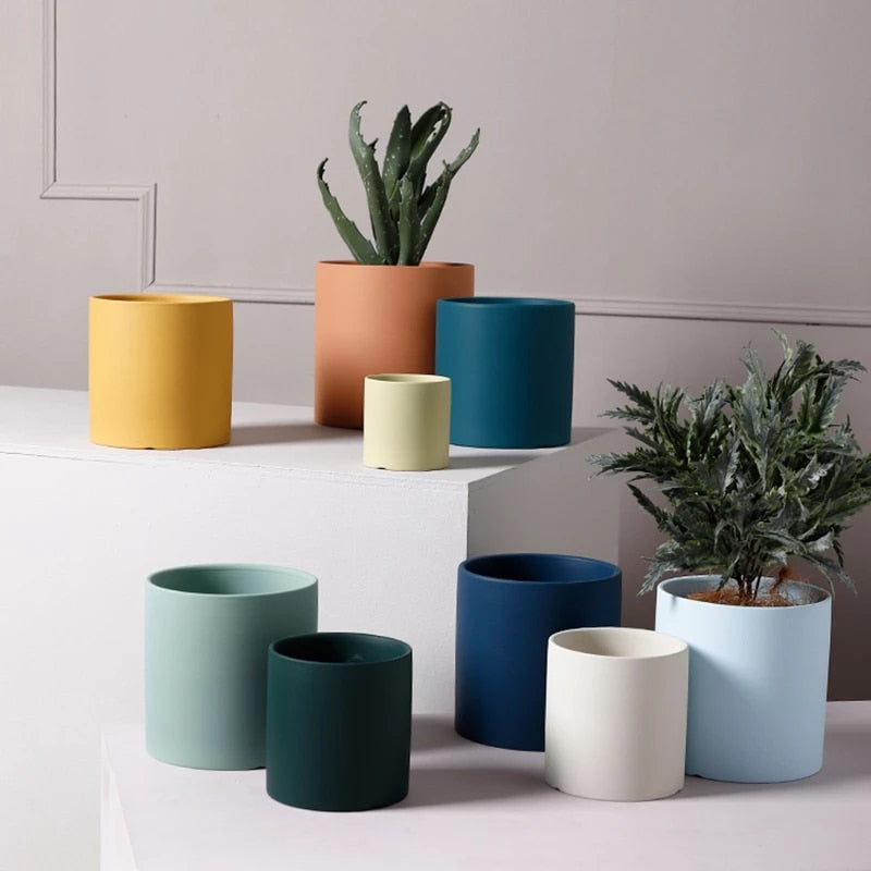 industrial plant pot Industrial Style Ceramic Planter