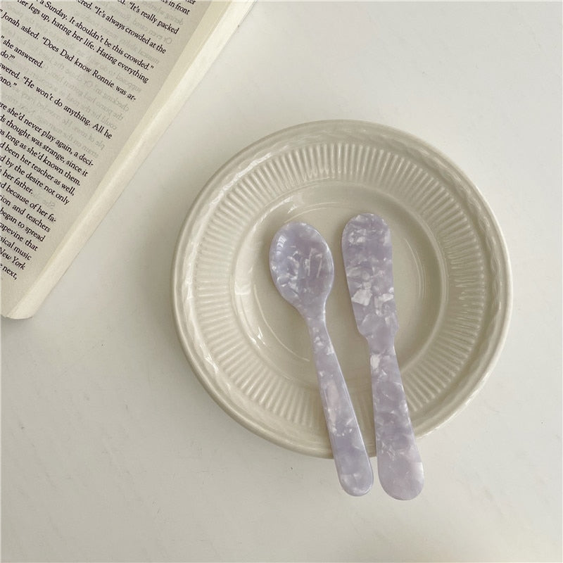 French Girl Spoon and Knife