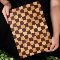 Wooden Cutting Board - Checkerboard – Handmade On Vashon