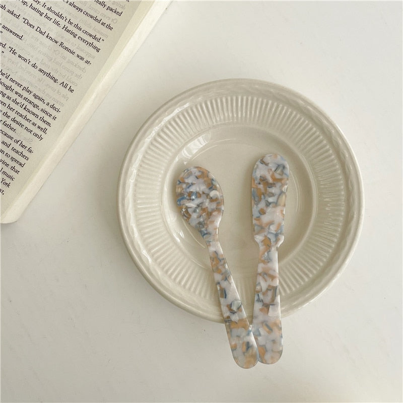 French Girl Spoon and Knife