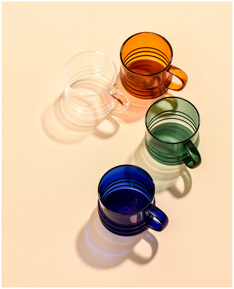 Colored Aura Glass Cup