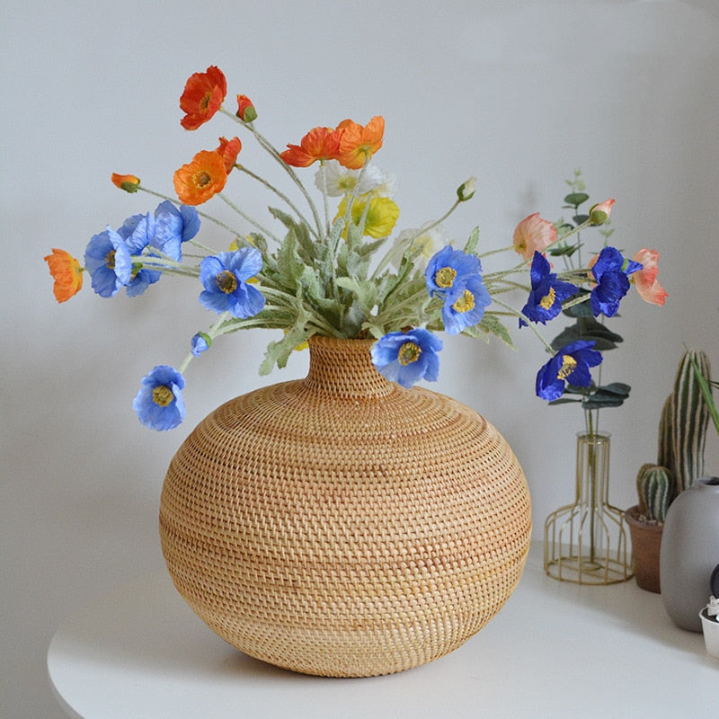 Rattan Flower Vase