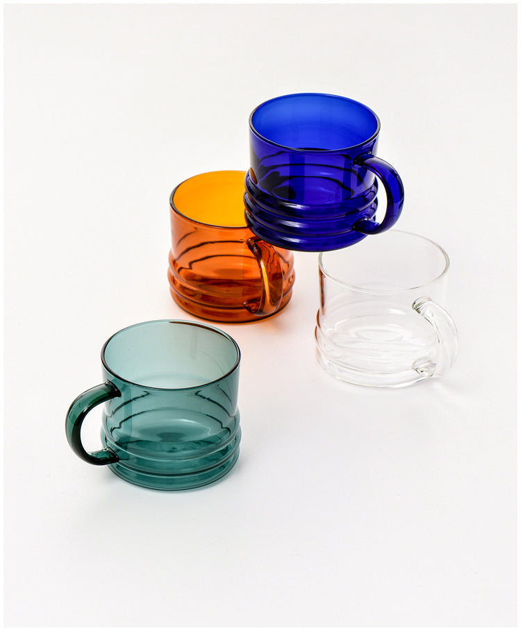 Colored Aura Glass Cup