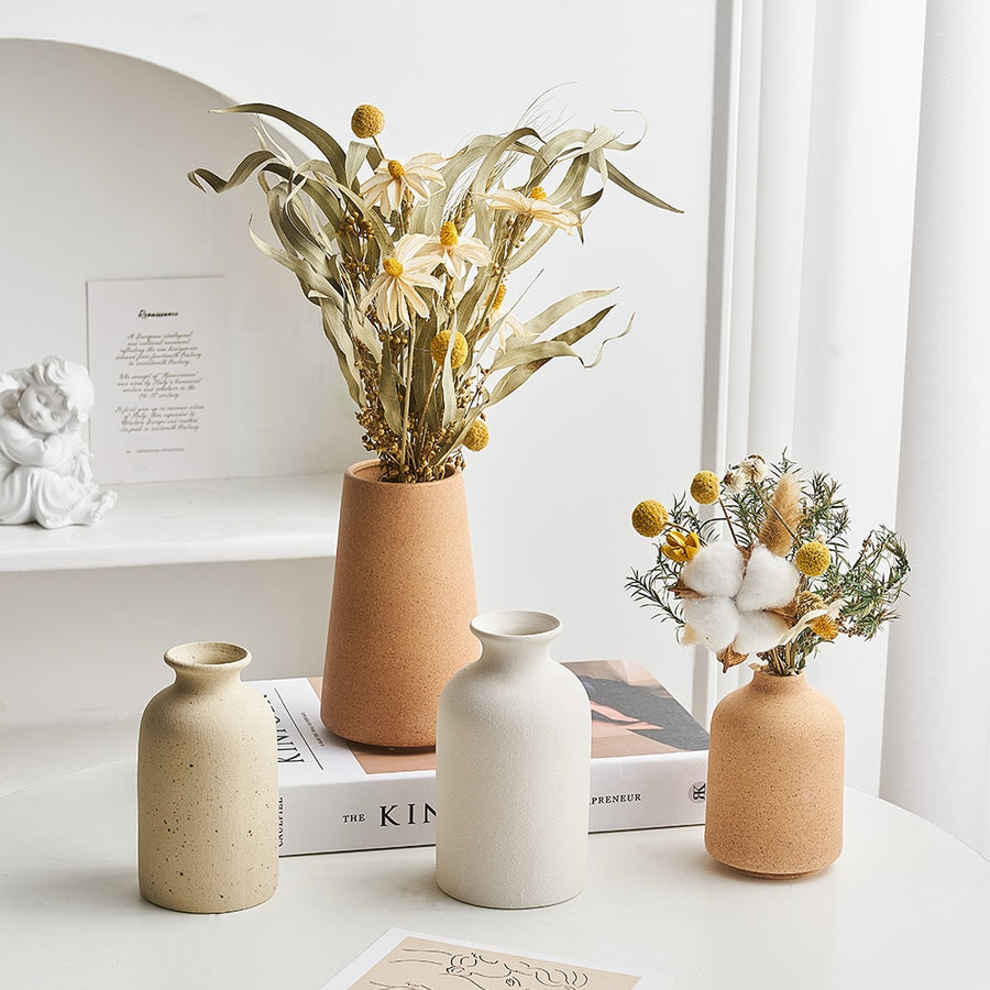 Matte Ceramic Vase Collection