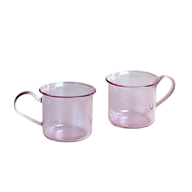 2PC Set Borosilicate Glass Cup