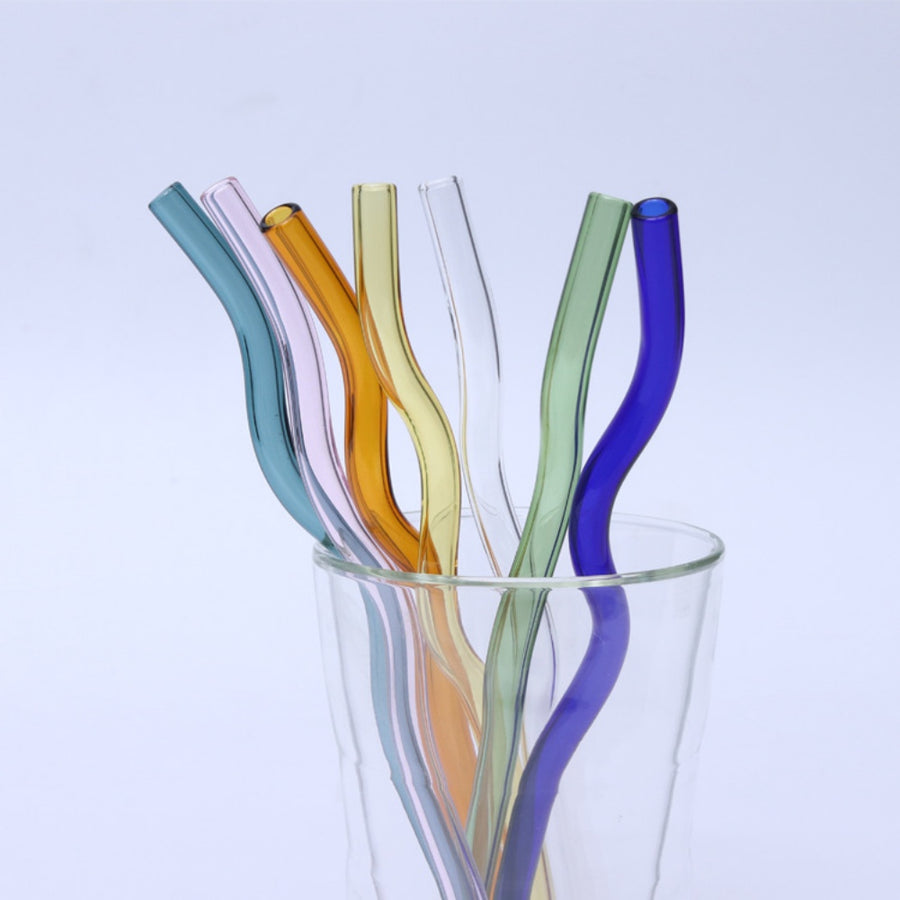 Retro Glass Straws