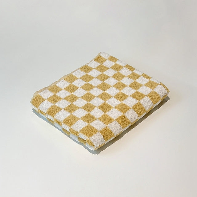 Retro Checkerboard Hand Towels